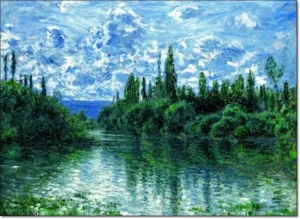 33500 | Monet | Bras de la Seine pres Vetheuil | 80x60 cm.