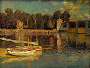 31118 | Monet | Il ponte d'Argenteuil | 80x60 cm.