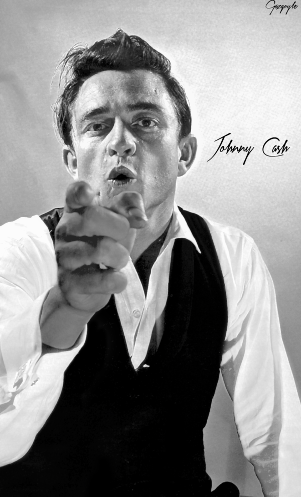 BN009 | Gazgoyle | Johnny Cash Portrait