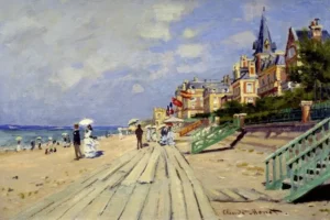 3CM1049 | Claude Monet | Plage de Trouville