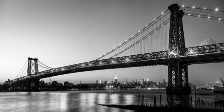 2MS3267 - Michael Setboun - Queensboro Bridge and Manhattan from Brooklyn, NYC