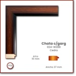Chata con garg. 3716 | Cedro | 024-W288