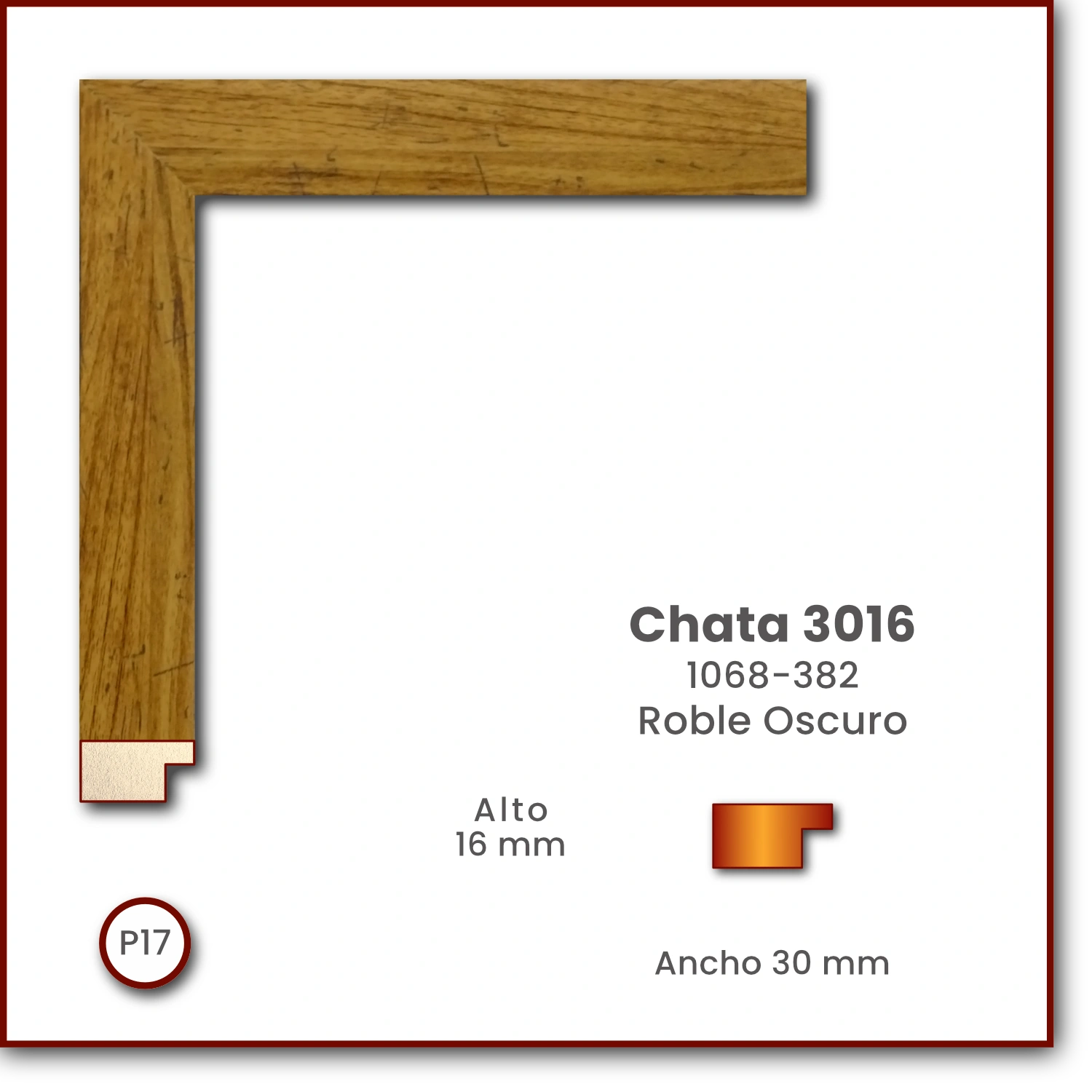 Chata 3016 | Roble Oscuro | 1068-382