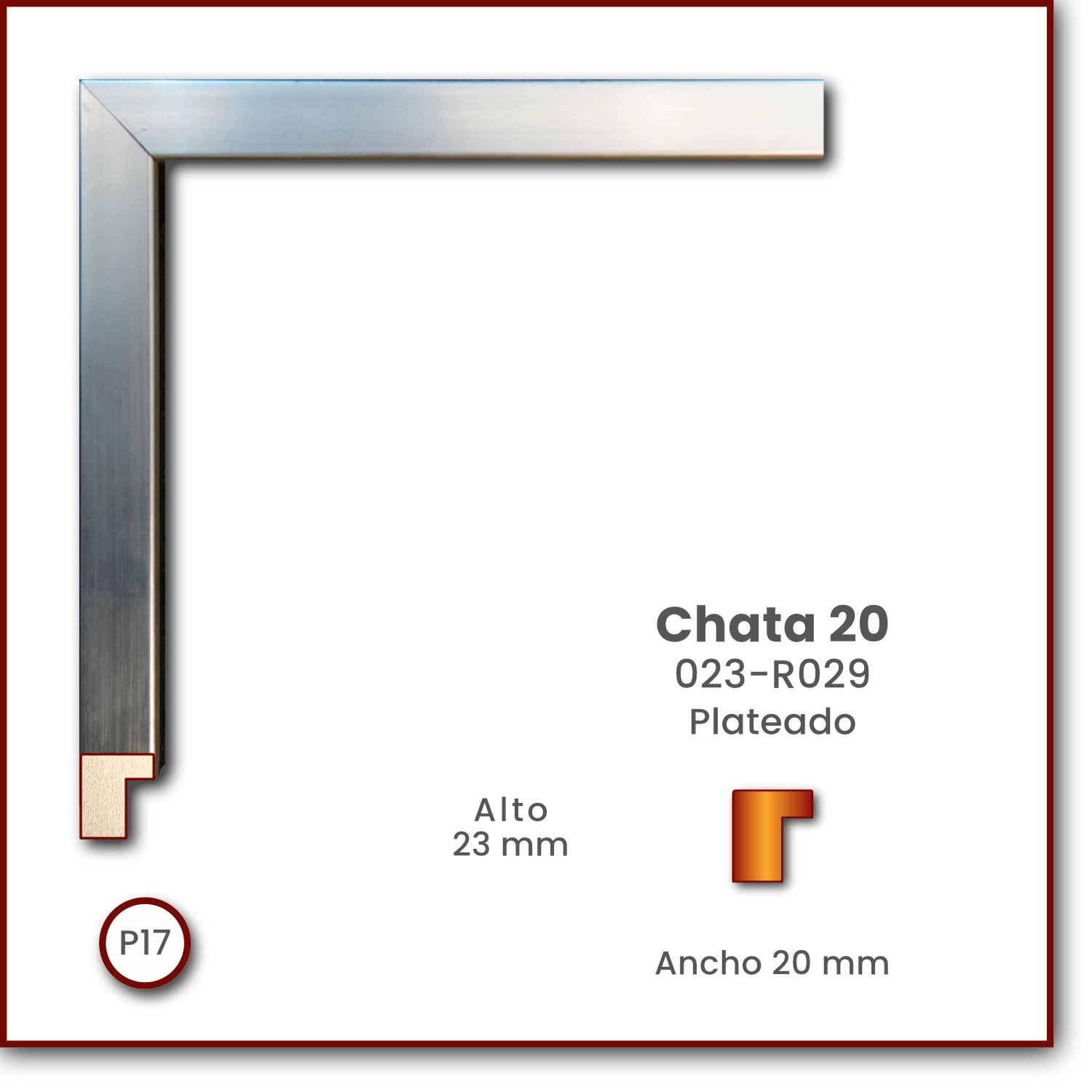 Chata 2023 | Plateado | 023-R029