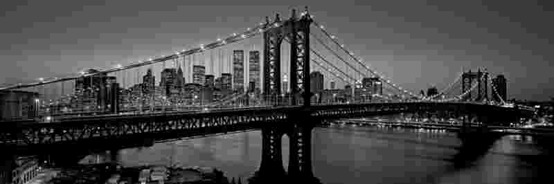 4RB1638 | Richard Berenholtz | Manhattan-bridge and skyline
