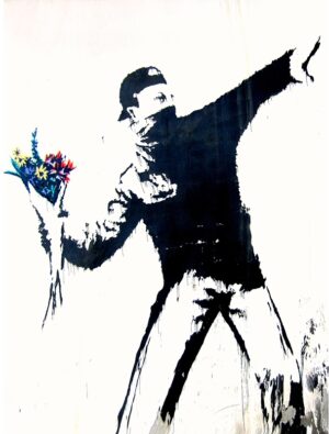 3BY6465 | Anónimo (atribuido a Banksy) | Bethlehem, Palestine (detalle)