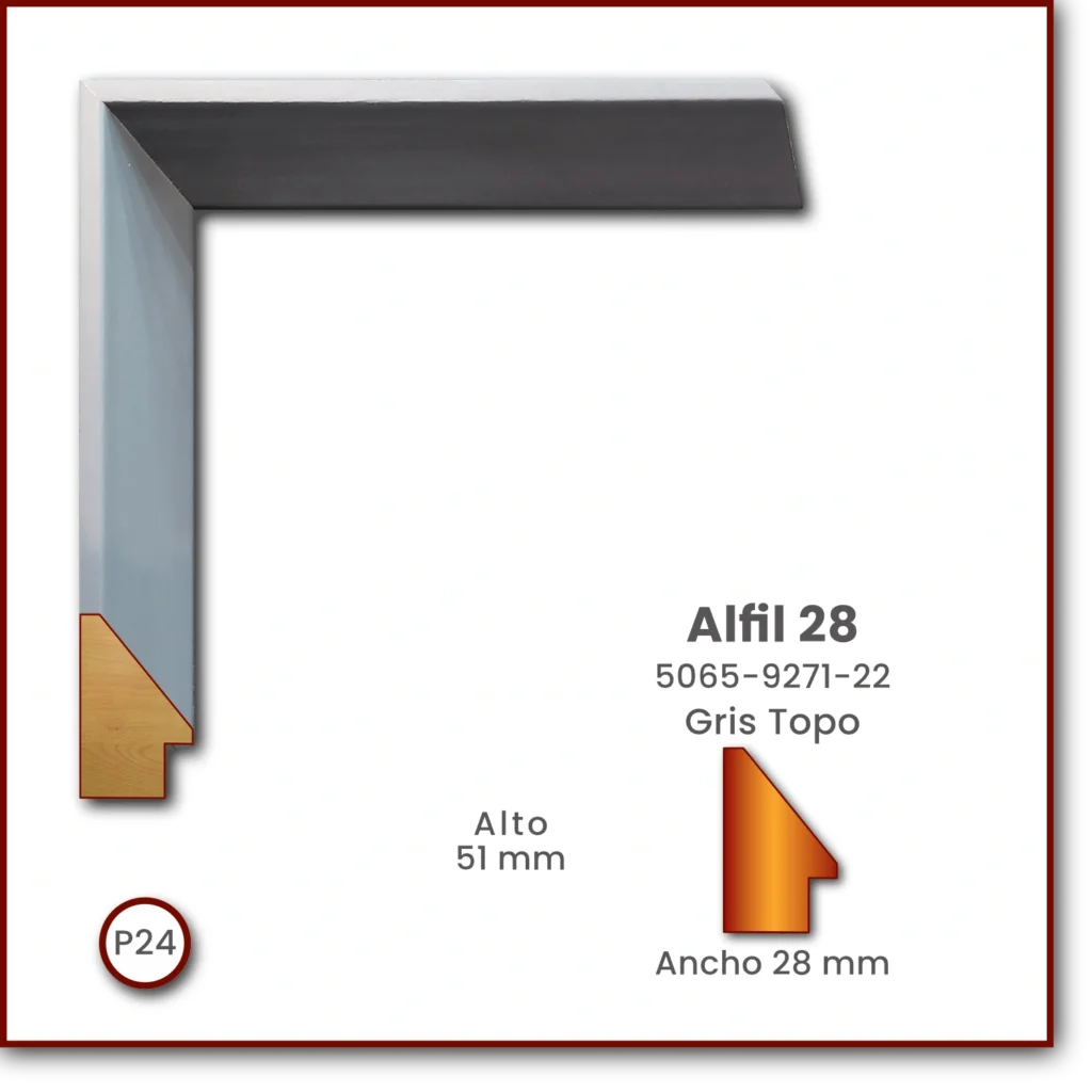 Alfil 2851 | Gris Topo | 5065-9271-22