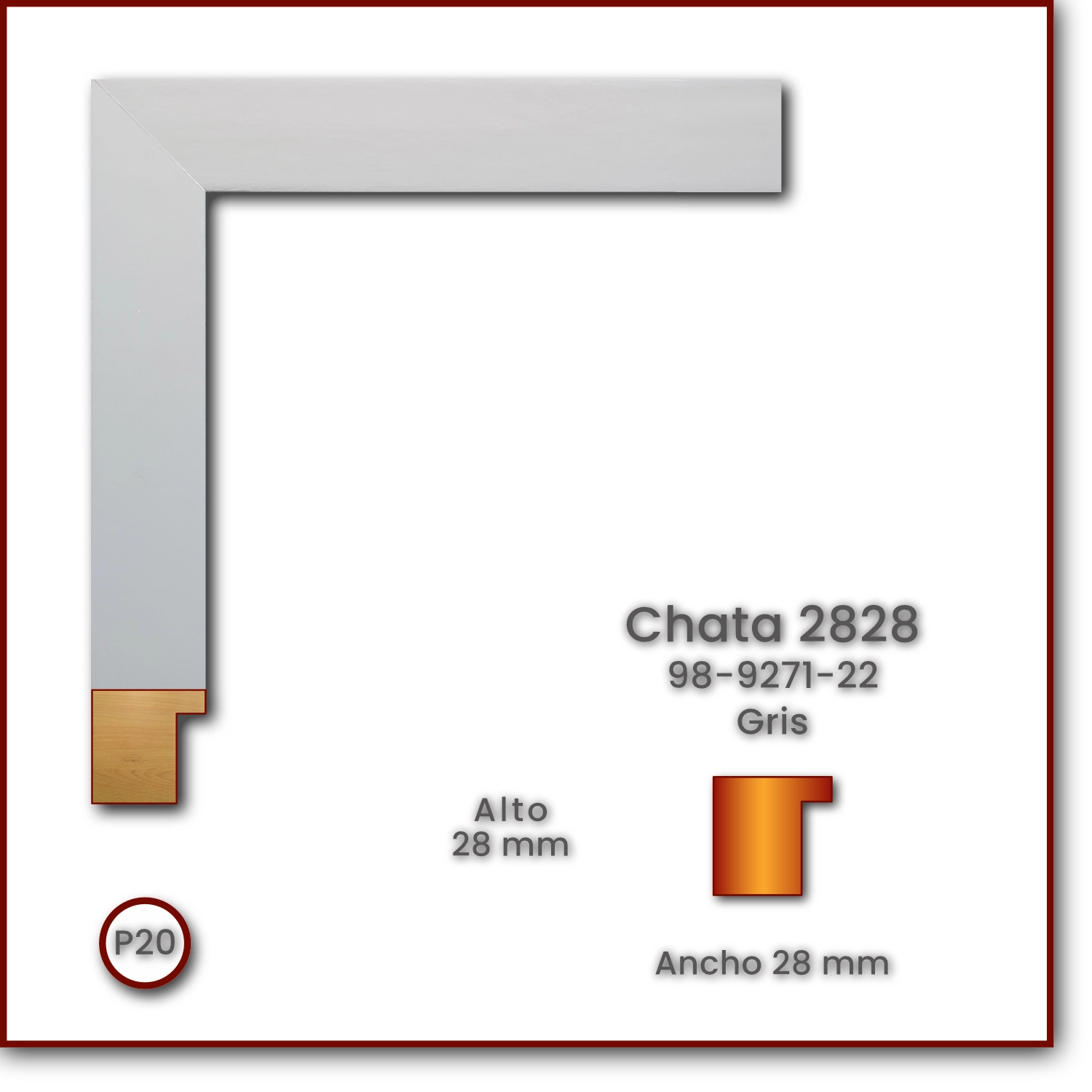 Chata 2828 | Gris | 398-9271-22