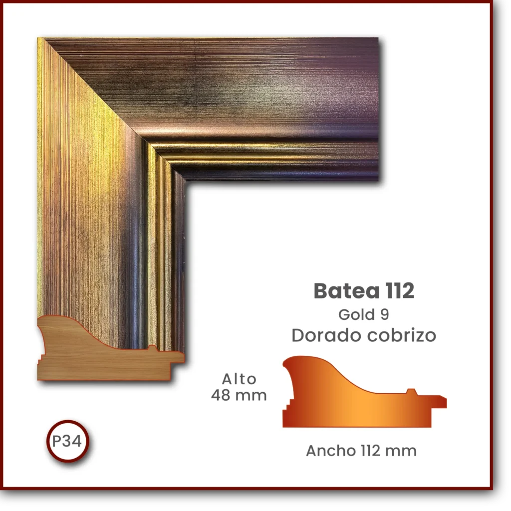 Batea 112 | Dorado Cobrizo | Gold 9