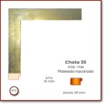 Chata 3016 | Plateado Nacarado | 1068-711M