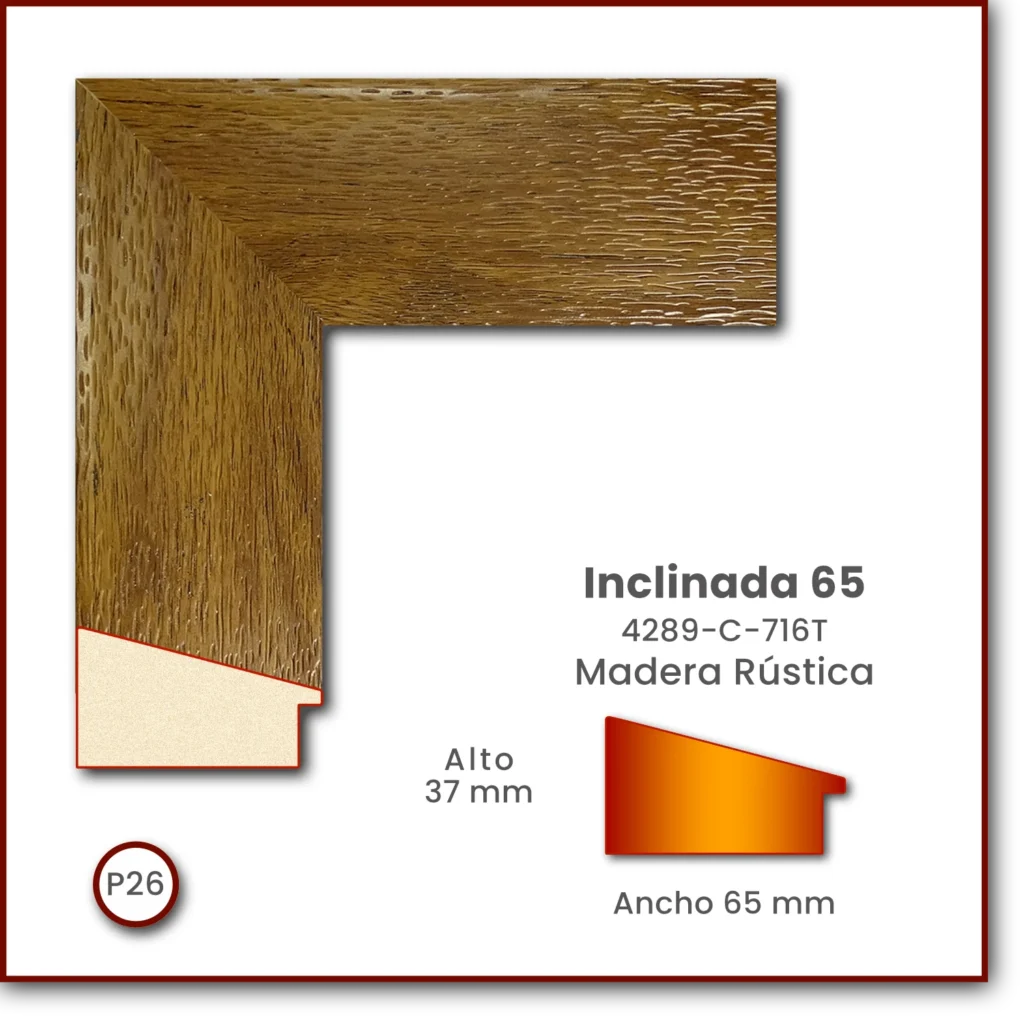 Inclinada 65 | Madera Rústica | 4289-C-716T