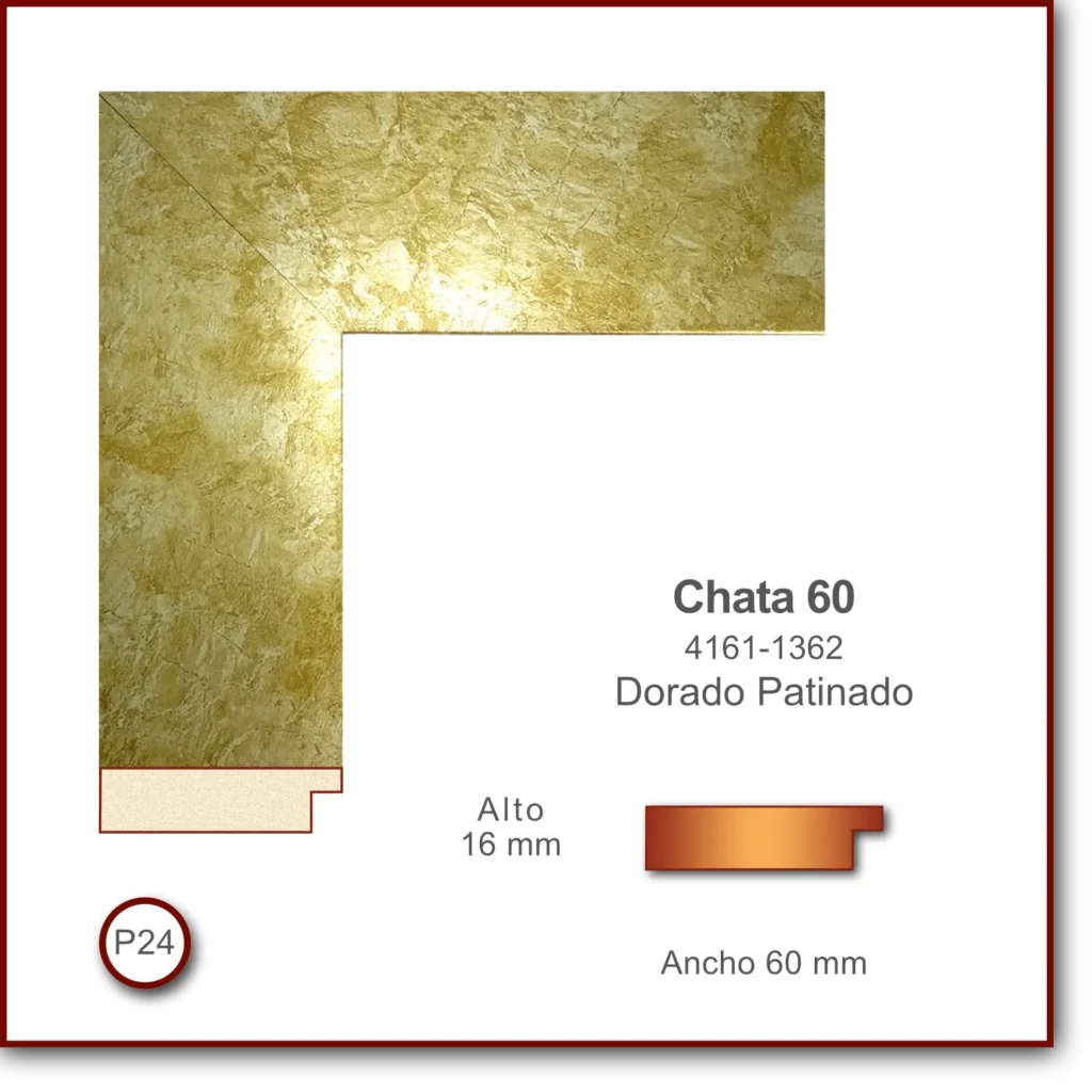 Chata 6016 | Dorado Patinado | 4161-1362