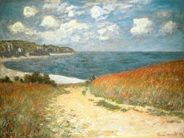 ECM002 | Claude Monet | Chemin dans les bles a Pourville (1882)