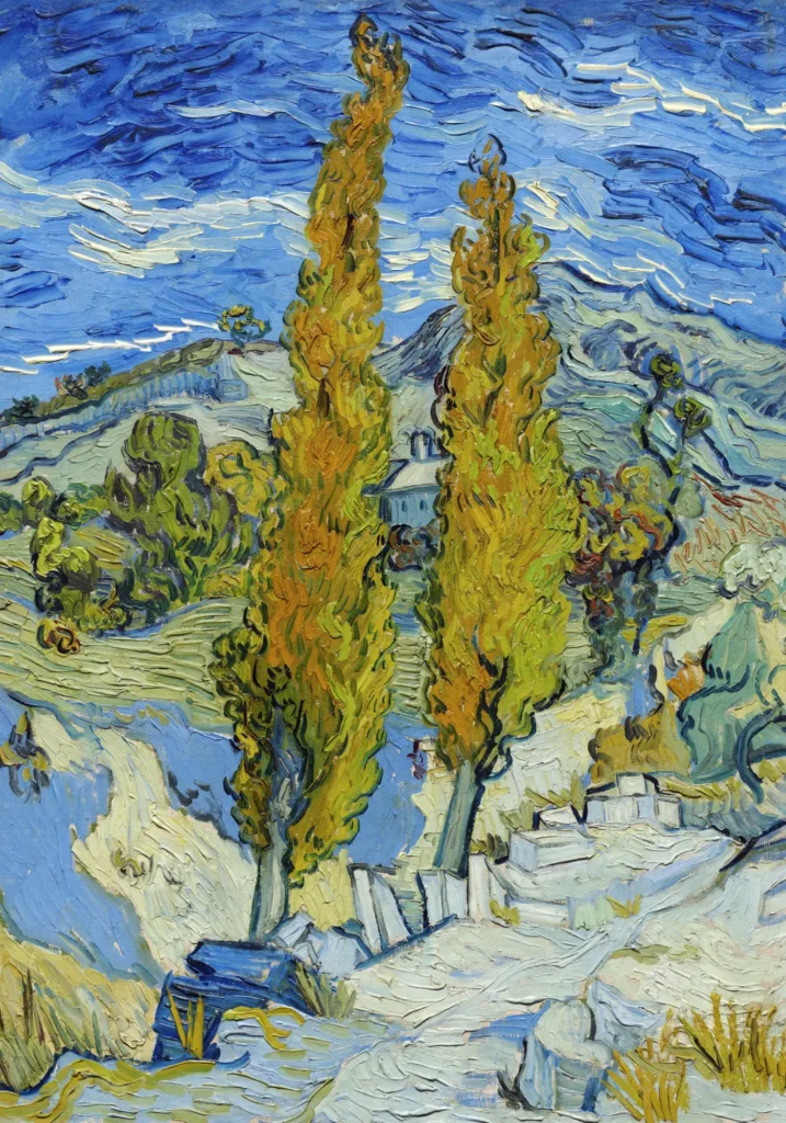 EVG011 | Vincent Van Gogh | The Poplars at Saint-Rémy (1889)