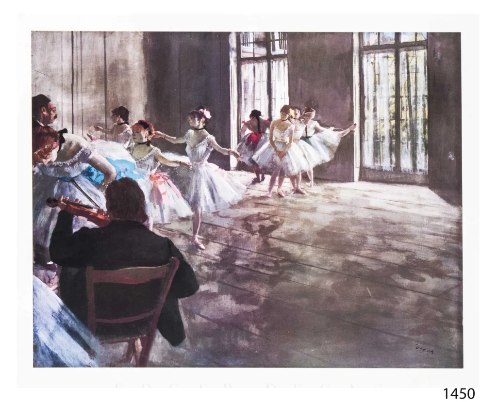 LI1450 | Edgard Degas | Rehearsel In The Studio