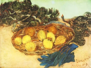 LI1463 | Vincent Van Gogh | Still Life Of Oranges And Lemons With Blue Gloves