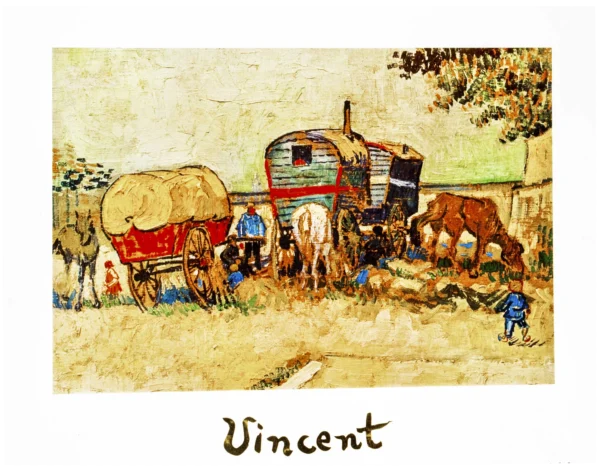 LI988 | Vincent Van Gogh | Encampment_of_Gypsies_with_Caravans