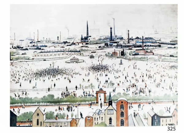 LI325 | L. S. Lowry | Pueblo nevado